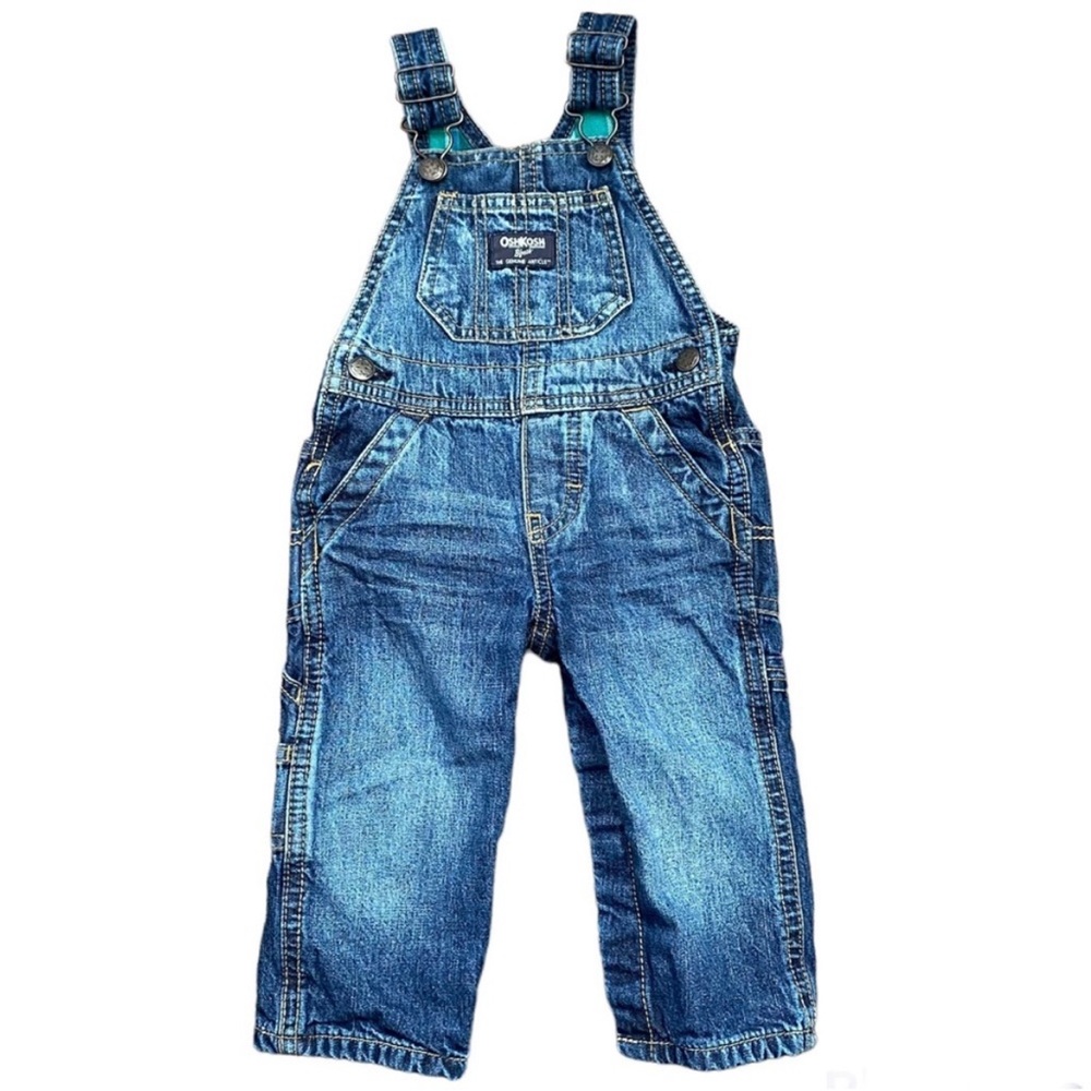 Oshkosh B’gosh Denim Overalls Size 9 Months